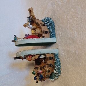 Baby's room bookends bears nursery room decor